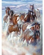 Wild and Free: Horse Panel (32") - Northcott Fabric dp27600-42