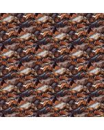 Wild and Free: Packed Horses - Northcott Fabric dp27603-36