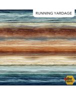 Fox Den: Stripe Blue Multi - Northcott Fabrics dp28331-44