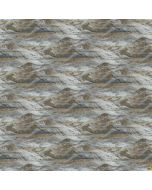 Running Free: Mountains Dark Blue Multi -- Northcott Fabrics dp28590-44 