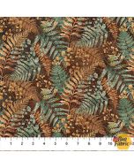 Rooted: Leaves Teal Multi -- Northcott Fabrics dp28766-69