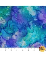 Coral Reef: Multi Texture Turquoise - Northcott Fabric dp28883-66