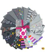 Graywork by Tula Pink: Fat Quarter Bundle (24 FQ's) -- FreeSpirit Fabrics FB4FQTP.graywork