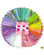 True Colors 2025 by Tula Pink: 5" Charm Pack (42 5" squares) - FreeSpirit Fabrics fb6cptp.fullmoon 