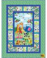 Zoo Crew: Fences Quilt Kit - Blank Quilting zoocrewfences - 1 remaining