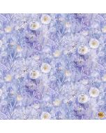 Mystic Meadow: Mystic Dandelions Floral - Timeless Treasures fleur-cd4216 lilac