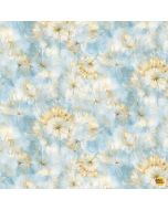 Mystic Meadow: Day Light Dandelion Sky - Timeless Treasures fleur-cd4217 sky
