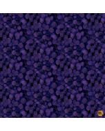 Mystic Meadow: Packed Leaves Violet - Timeless Treasures fleur-cd4218 violet