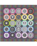 Graywork by Tula Pink: Graywork Dark Quilt Kit -- FreeSpirit Fabrics grayworkdark 
