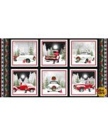 The Tradition II: Truck Block Panel (2/3 yard) -- Henry Glass Fabrics 9723-88