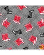 The Tradition II: Snow Boot Toss -- Henry Glass Fabrics 9729-90