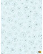 Christmas Countdown: Blue Snowflakes -- Timeless Treasures Fabrics holiday-c8984 sky