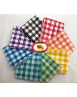 The Very Hungry Caterpillar Picnic: Gingham FQ Bundle (8 FQ's) - Andover Fabrics ginghamFQ