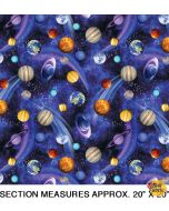 Space Odyssey: Celestial Planets Multi -- Kanvas 8930-99b - 27" remaining