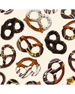 Chocolicious: Chocolate Pretzel Cream -- Kanvas Fabrics 9845-07b
