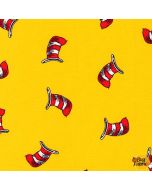 Dr. Seuss The Cat in the Hat: Cat's Hat Yellow - Robert Kaufman ade-19062-5 yellow 