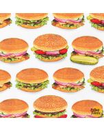 Chow Time: Hamburgers -- Robert Kaufman amkd-19782-202 americana