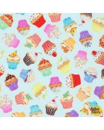 Sweet Tooth: Cupcakes Mint -- Robert Kaufman amkd-19827-32