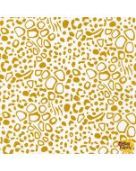 On The Lighter Side: Animal Skin Texture Gold -- Robert Kaufman srk-19202-133 gold