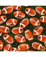 Sports Life: Footballs Grass -- Robert Kaufman srkd-19141-47 grass