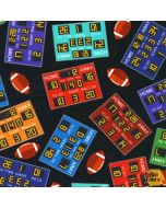 Sports Life: Football Scoreboard -- Robert Kaufman srkd-19142-205 multi - 2 yards 15" + FQ remaining