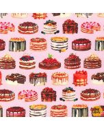 Sweet Tooth: Delicious Cakes Strawberry -- Robert Kaufman amkd-20631-98 strawberry 