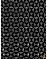 African Women: Triangular Geo Pattern -- Timeless Treasures Fabrics kenta-cd1640 black