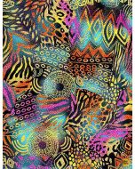 African Women: African Wild Pattern Patch -- Timeless Treasures Fabrics kenta-cd1643 multi 