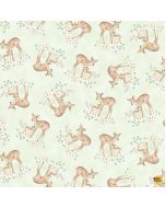 Our Little Adventure: Tossed Fawns - Timeless Treasures Fabric kidz-cd4408 green - presale July