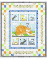 Kitty the Cat: Bouncing Borders Quilt Kit -- Susy Bee kittybouncing