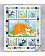 Kitty the Cat: Catwalk Quilt Kit -- Susy Bee Fabrics catwalk