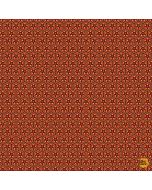 Lotus Garden: Geo Metallic Floral Red - Timeless Treasures Fabric lotus-cm3668 red