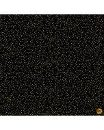 Lotus Garden: Metallic Confetti - Timeless Treasures Fabric lotus-cm3672 black