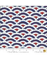 America Beautiful: Bunting White -- Moda Fabrics 19984-12 - 2 yards 26" + FQ remaining
