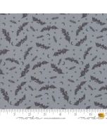 Ghouls Goodies: I Want To Suck Your Blood Bats Haze Gray -- Moda Fabric 20686-15 - 1 yard 15" remaining