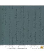 Dwell in Possibility: Quotes Sky  -- Moda Fabrics 48315-16 - 2 yards 6" with small flaw remaining