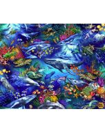 The Deep: Ocean Life -- Oasis Fabrics 59-7791
