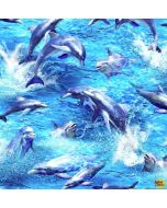 The Deep: Dolphin -- Oasis Fabrics 59-7801