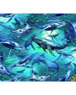 The Deep: Whale -- Oasis Fabrics 59-7821