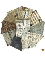 Eclectic Elements Palette by Tim Holtz: Neutral Fat Quarter Bundle (10 FQ's) - FreeSpirit Fabrics fb4fqth.neutral