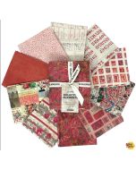 Eclectic Elements Palette by Tim Holtz: Red Palette Fat Quarter Bundle (10 FQ's) - FreeSpirit Fabrics fb6fqth.red