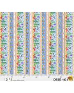 Deep Blue Sea: Border Stripe -- P&B Textiles 4834mu