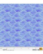 Deep Blue Sea: Waves Blue -- P&B Textiles 4839b