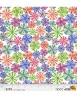 Deep Blue Sea: Colorful Sand Dollars -- P&B Textiles 4838mu 