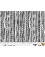 Zipper Stripe: Black Gray 108" Wide Back -- P&B Textiles 4958kw