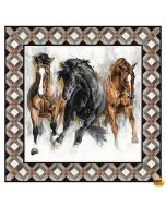 Stallion: Running Mates Horse Quilt Kit -- Northcott Runningmates