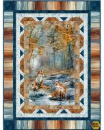 Fox Den: Leash on Life Fox Quilt Kit - Northcott Fabrics FoxLeashLife
