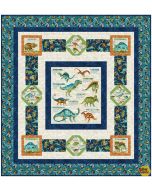 Dino Roar: Fossil Friends Quilt Kit - Northcott Fabrics fossilquilt