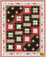 Barnyard Christmas: Quilt Kit Black - Northcott BarnyardChristmas
