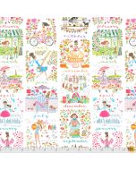 Calendar Girls: Calendar Month -- Free Spirit Fabrics pwak010.xwhite - 1 yard 5" + FQ remaining